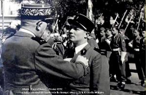 1208- Oran - Place d'Armes - Prise d'Armes - Fevrier 1950  2